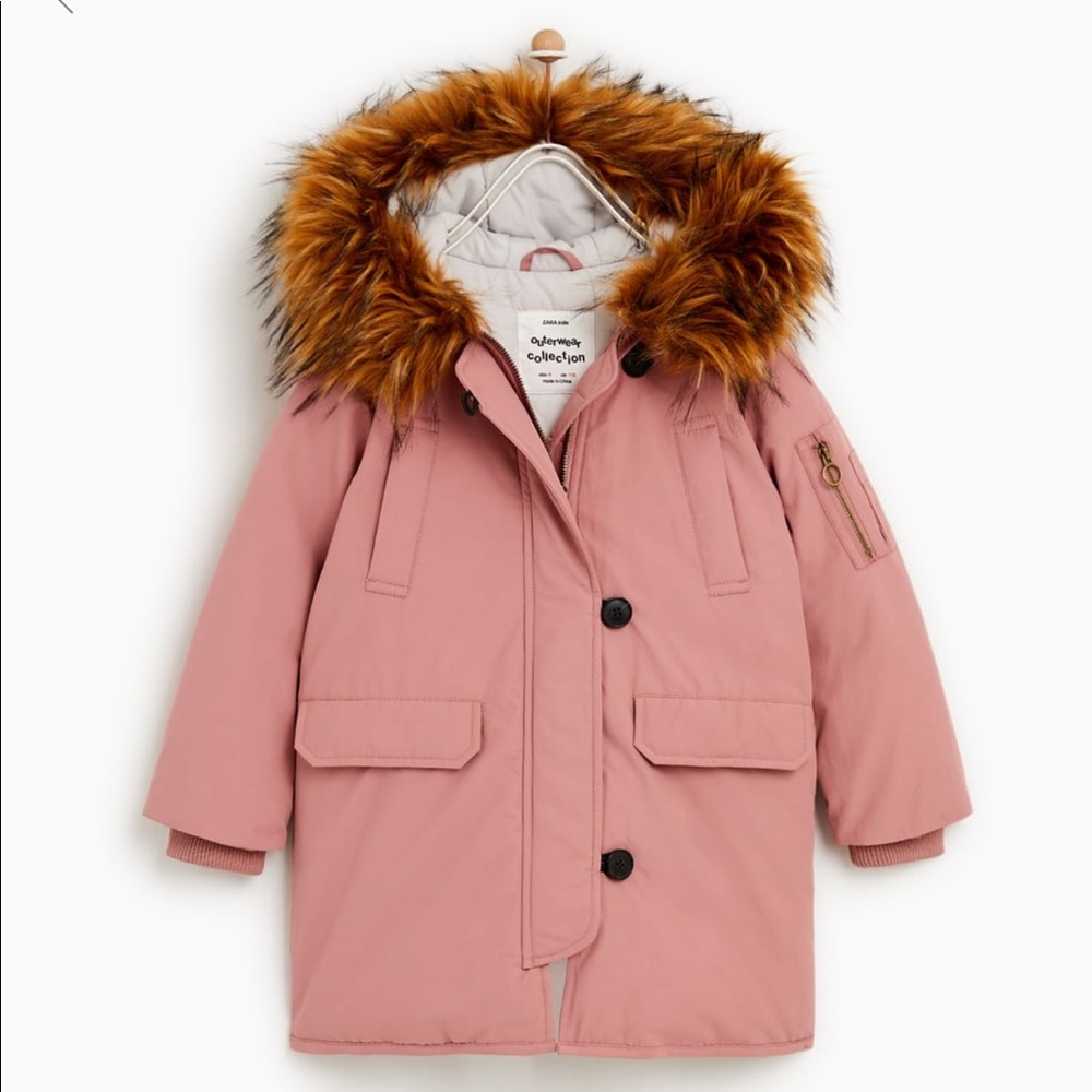 BNWT ZARA GIRLS SIZE 8 winter jacket